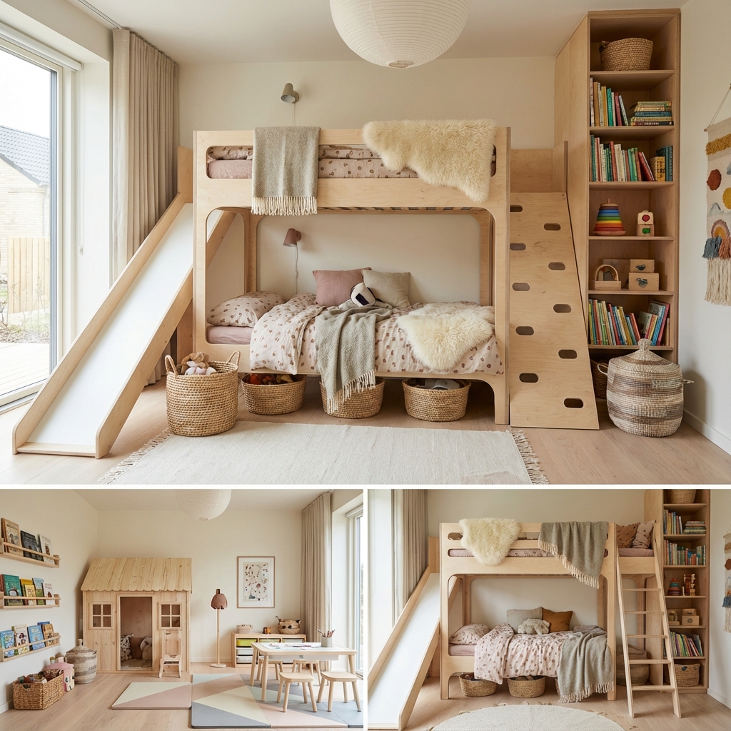 Børneværelse indretning i moderne nordisk stil